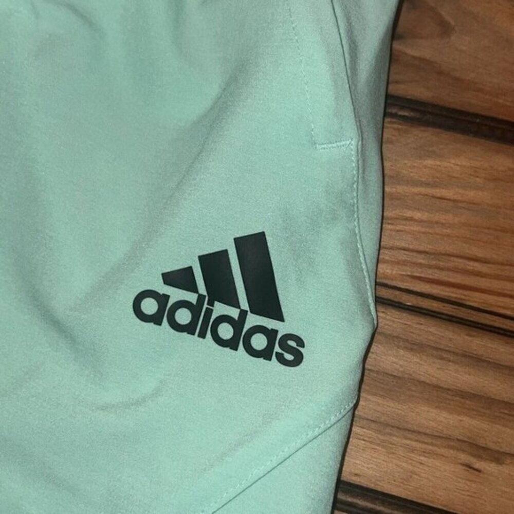Adidas Axis Short Mens XXL Mint Green 6” Inseam Training Athletic Stretch NEW - Picture 6 of 9